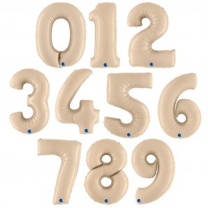 Sifferballong - Cream - 1 m
