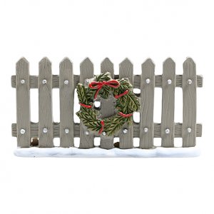 Nissetillbehör - Staket med krans - 12 cm