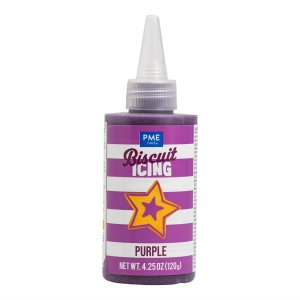 Färdig glasyr/Buscuit Icing - Lila - PME - 120g