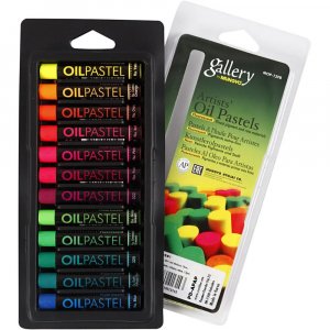 Kritor - Oljepastell - Mixade färger - 12-pack