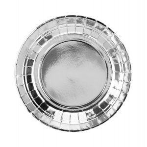 Desserttallrikar - Metallic - Silver - 6-pack
