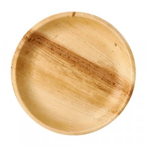 Tallrikar av palmblad - Pure - Rund - 23 cm - 6-pack