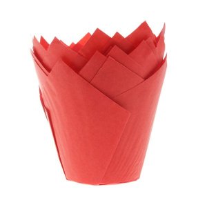 Muffinsformar - Tulip - Röda