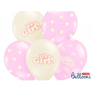 Ballonger - It´s a girl - Mix - 6-pack
