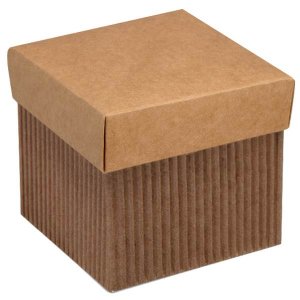 Presentask - 10-pack - Kraft med lock
