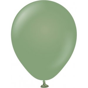 Miniballonger enfärgade - Premium 13 cm - Eucalyptus