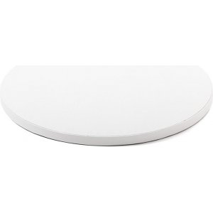 Tjock tårtbricka - Rund Vit med slät kant - 1,2 cm tjock, 30 cm i diameter