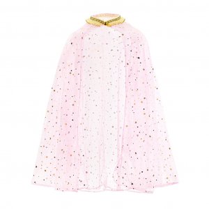 Prinsesscape - Rosa/Guld
