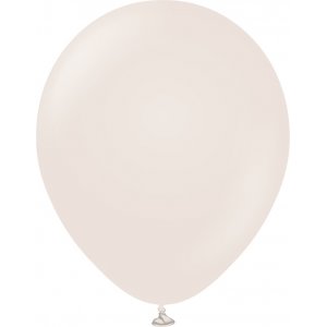 Ballonger enfärgade - Premium 45 cm - White Sand - 5-pack