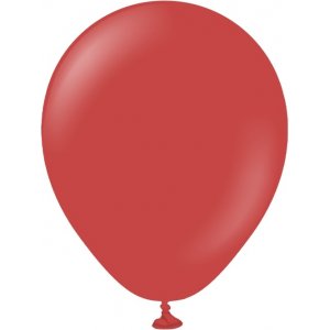 Miniballonger enfärgade - Premium 13 cm - Deep Red