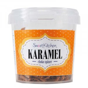 Chokladspån - Karamell - SweetKitchen - 35g
