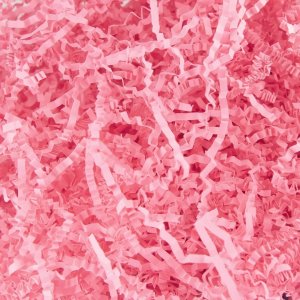 Strimlat silkespapper till presentpåsar/askar- Rosa - 50 g