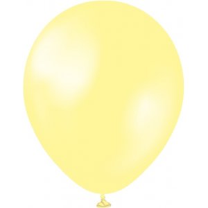 Miniballonger enfärgade - Premium 13 cm - Pearl Lemon