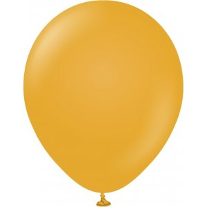 Ballonger enfärgade - Premium 30 cm - Mustard - 10-pack