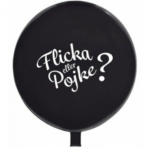 Jätteballong - Flicka eller pojke?
