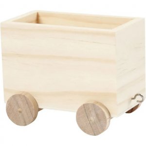 Vagn till tåg - Trä