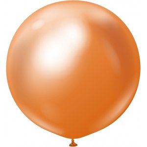Ballonger enfärgade - Premium 60 cm - Copper Chrome
