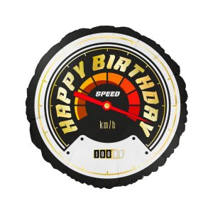 Folieballong - Racing - Hastighetsmätare - 45 cm