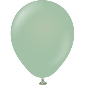 Miniballonger enfärgade - Premium 13 cm - Winter Green - 25-pack