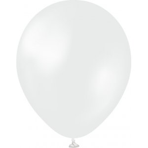 Ballonger enfärgade - Premium 30 cm - Opaque Satin Snow White