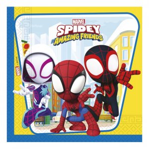 Servetter - Spidey & his amazing friends - 33x33 cm - 20-pack