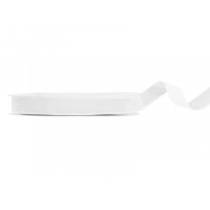 Velourband - 10 m - Vitt - 15 mm
