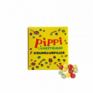 Pippi Långstrump Krumelurpiller - Tablettask - 17 g