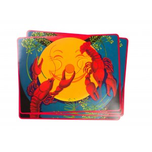 Papperstablett - Kräftdesign - 4-pack (37 x 28 cm)
