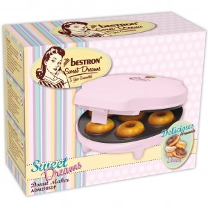 Donut Maker - Bestron Sweet Dreams - Ljusrosa
