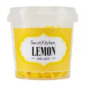 Chokladspån - Citronsmak - Gula - SweetKitchen - 35g