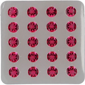 Ätbara diamanter - Rosa - Funcakes - 20 st