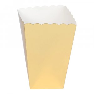 Popcornbägare - Guld - 6-pack