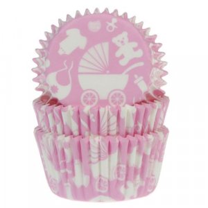 Muffinsformar - Baby - Ljusrosa - 50-pack