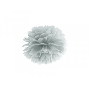 Pom Pom - Silver - Storlek: 25 cm