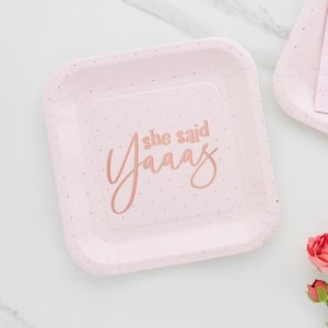 Papptallrikar - She said YAAAS - 10-pack