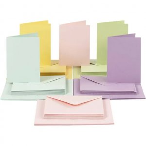 Inbjudningskort - 50-pack - Pastell