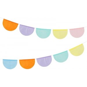 Girlang - Silkespapper - Pastell - 3m