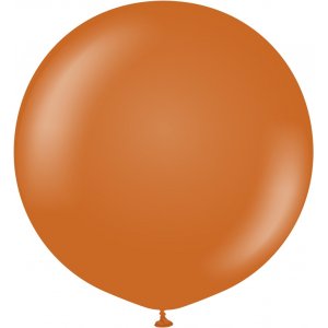 Ballonger enfärgade - Premium 90 cm - Rust Orange - 2-pack
