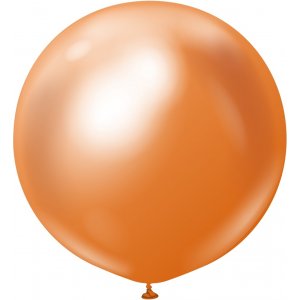 Ballonger enfärgade - Premium 90 cm - Copper Chrome - 2-pack
