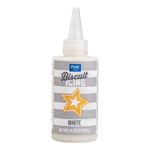 Färdig glasyr/Buscuit Icing - Vit - PME - 120g