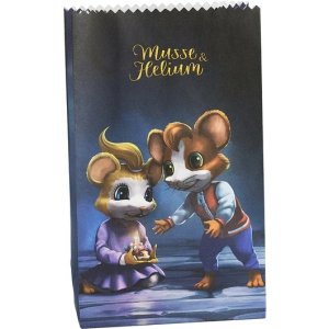 Godispåsar - Musse & Helium - 12 x 20 cm - 8-pack