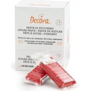 Sugarpaste/Sockerpasta - Röd - Decora - 100 g