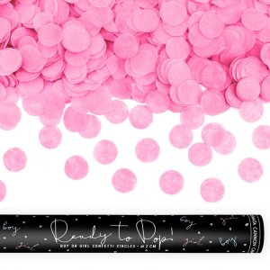 Konfettikanon - Gender Reveal - Rosa