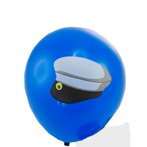 Ballonger - Studentmössa - Blå - 12-pack
