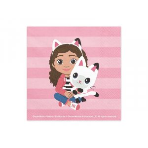 Servetter - Gabby s Dollhouse - 20-pack - 33 x 33 cm