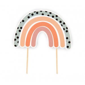 Cake Topper - Boho Rainbow