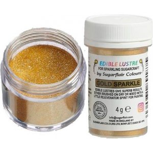 Lustre Dust Sparkle - Gold - Sugarflair - 4 g