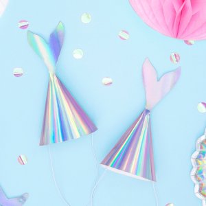 Partyhattar - Mermaid Party - 6-pack