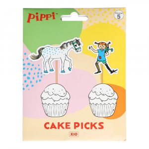 Partydekorationer - Pippi Långstrump - 10-pack