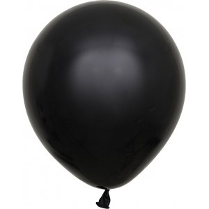 Miniballonger enfärgade - Premium 13 cm - Black